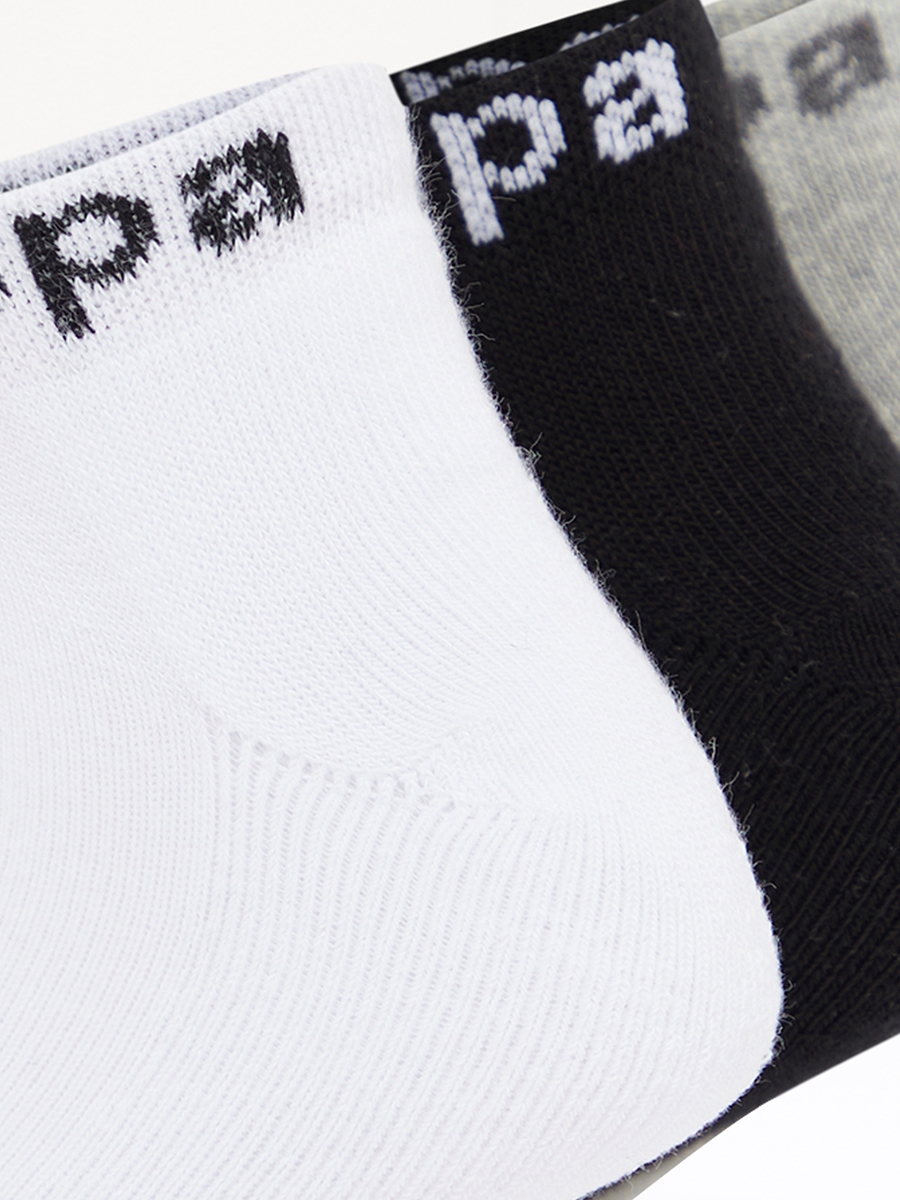Set of 3 - Printed Ankle Length Sports Socks