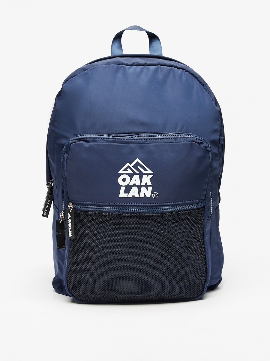 Logo Print Backpack with Lunch Bag and Pencil Pouch - 42x30x16 cm