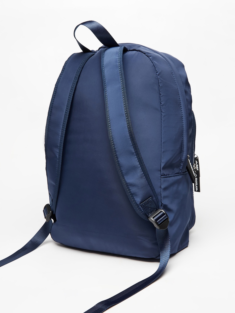 Logo Print Backpack with Lunch Bag and Pencil Pouch - 42x30x16 cm