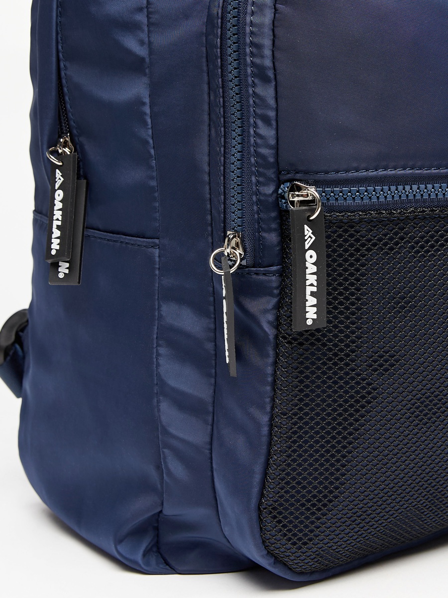 Logo Print Backpack with Lunch Bag and Pencil Pouch - 42x30x16 cm