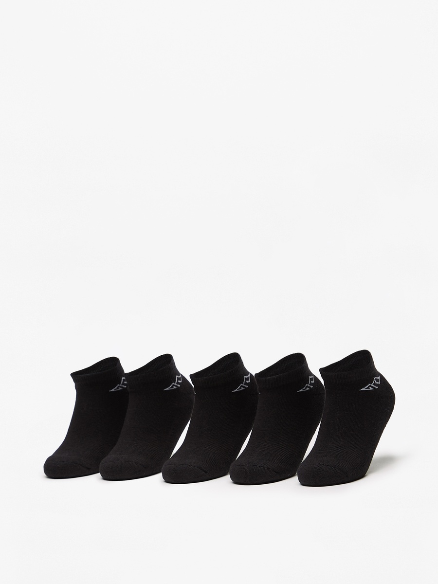 Set of 5 - Logo Print Ankle Length Sports Socks