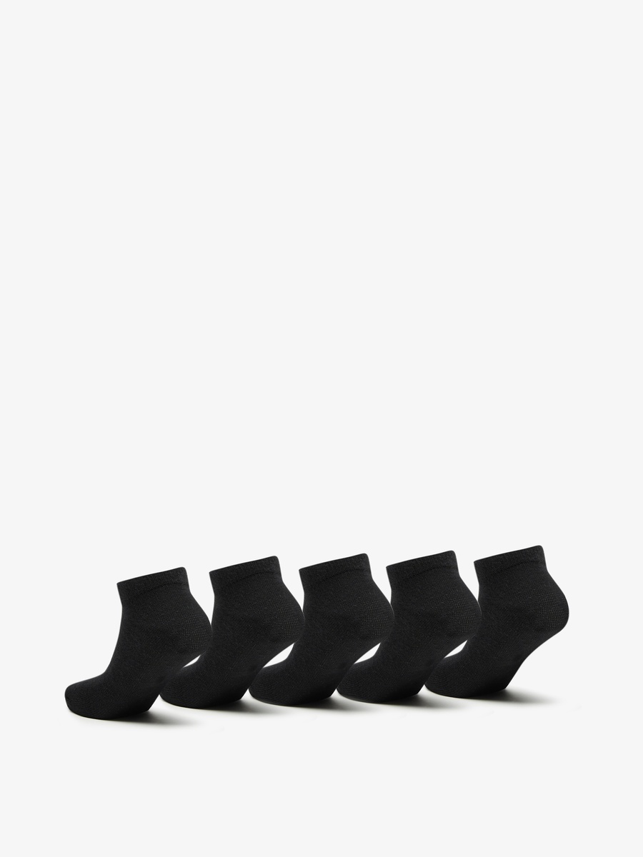 Set of 5 - Solid Ankle Length Socks