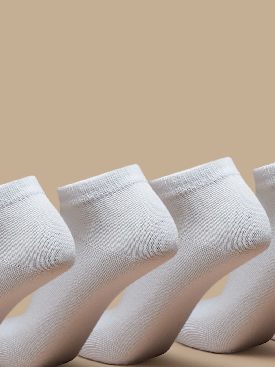 Set of 5 - Solid Ankle Length Socks