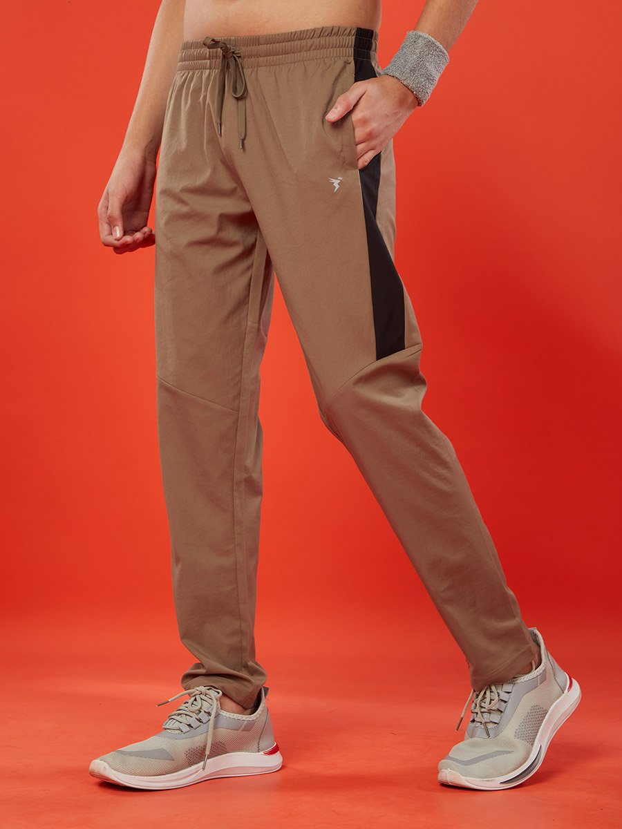 Boys Side Contrast Panel Slim Fit Track Pants