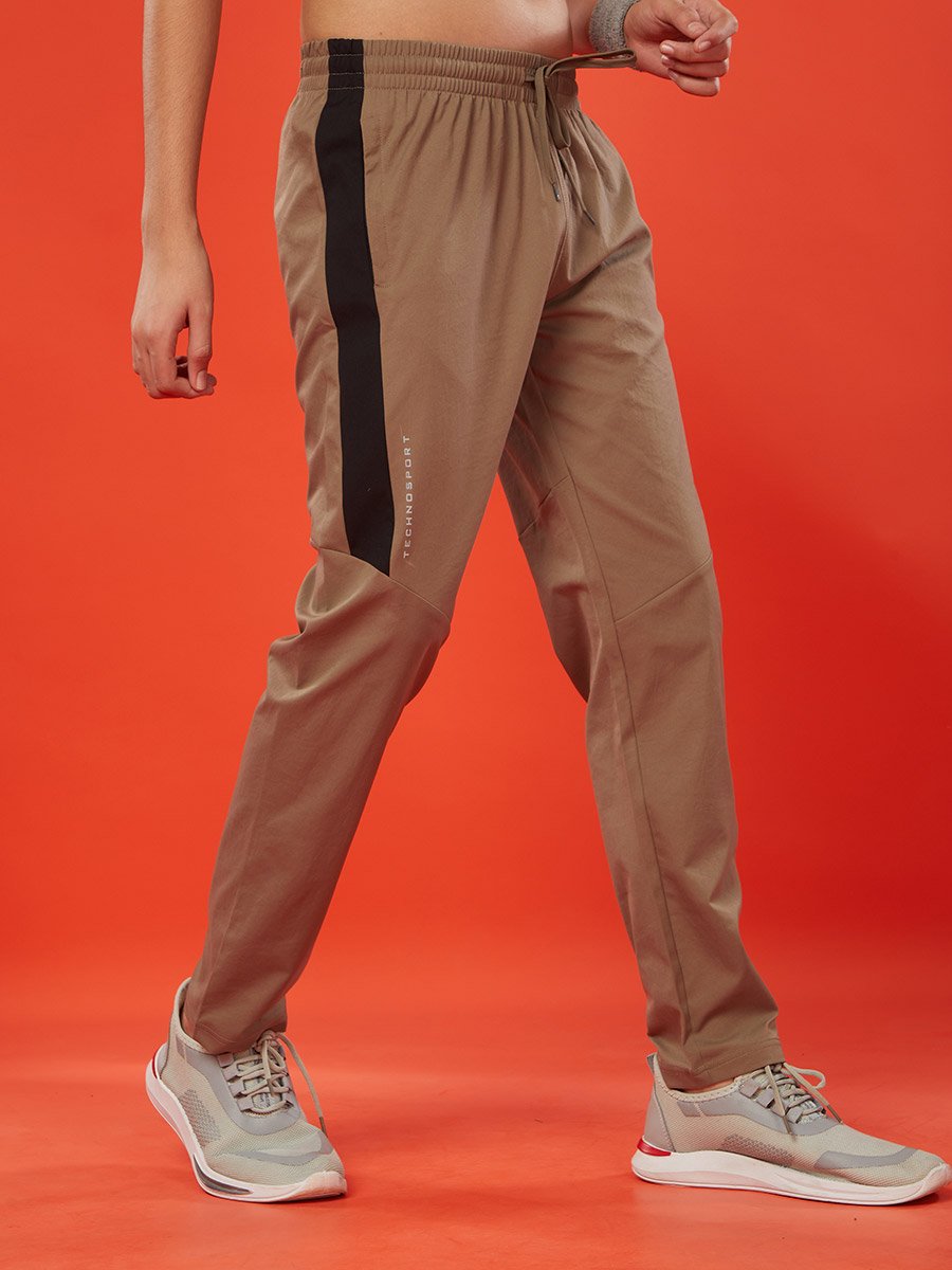 Boys Side Contrast Panel Slim Fit Track Pants