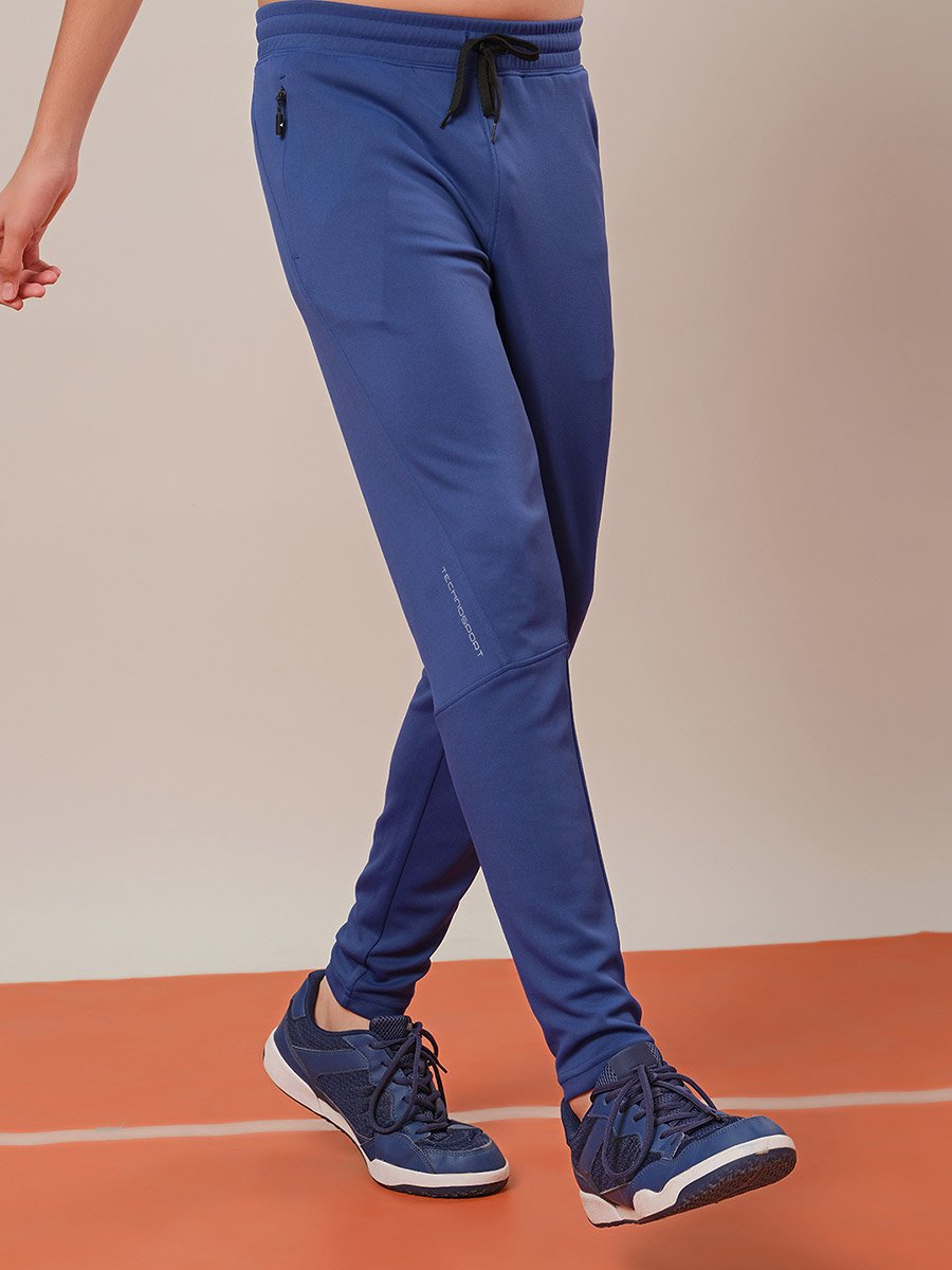Solid Drawstring Waistband Track Pants