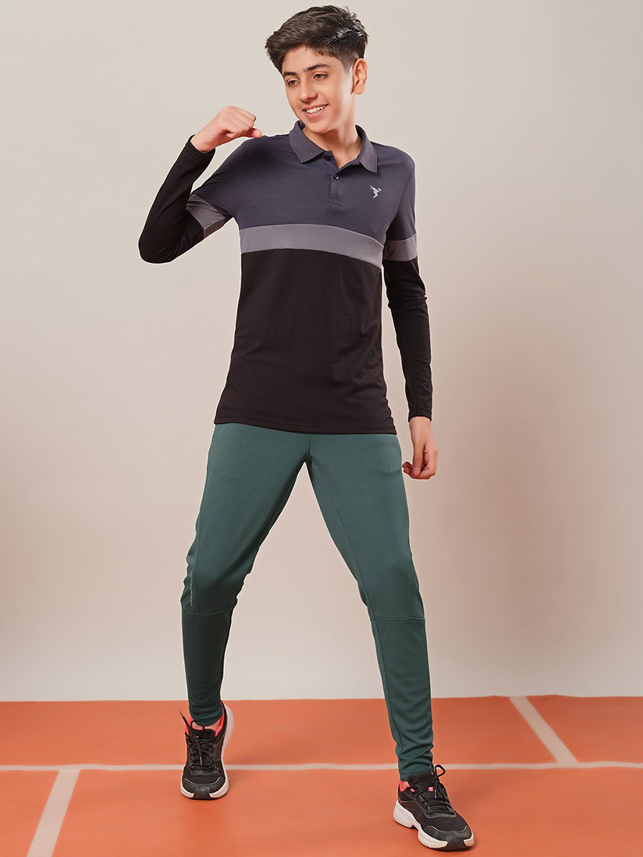 Solid Drawstring Waistband Track Pants