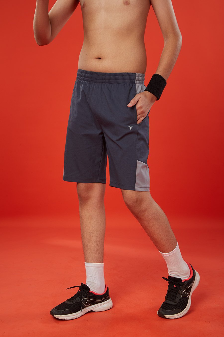 Solid 2-Way Stretch Shorts