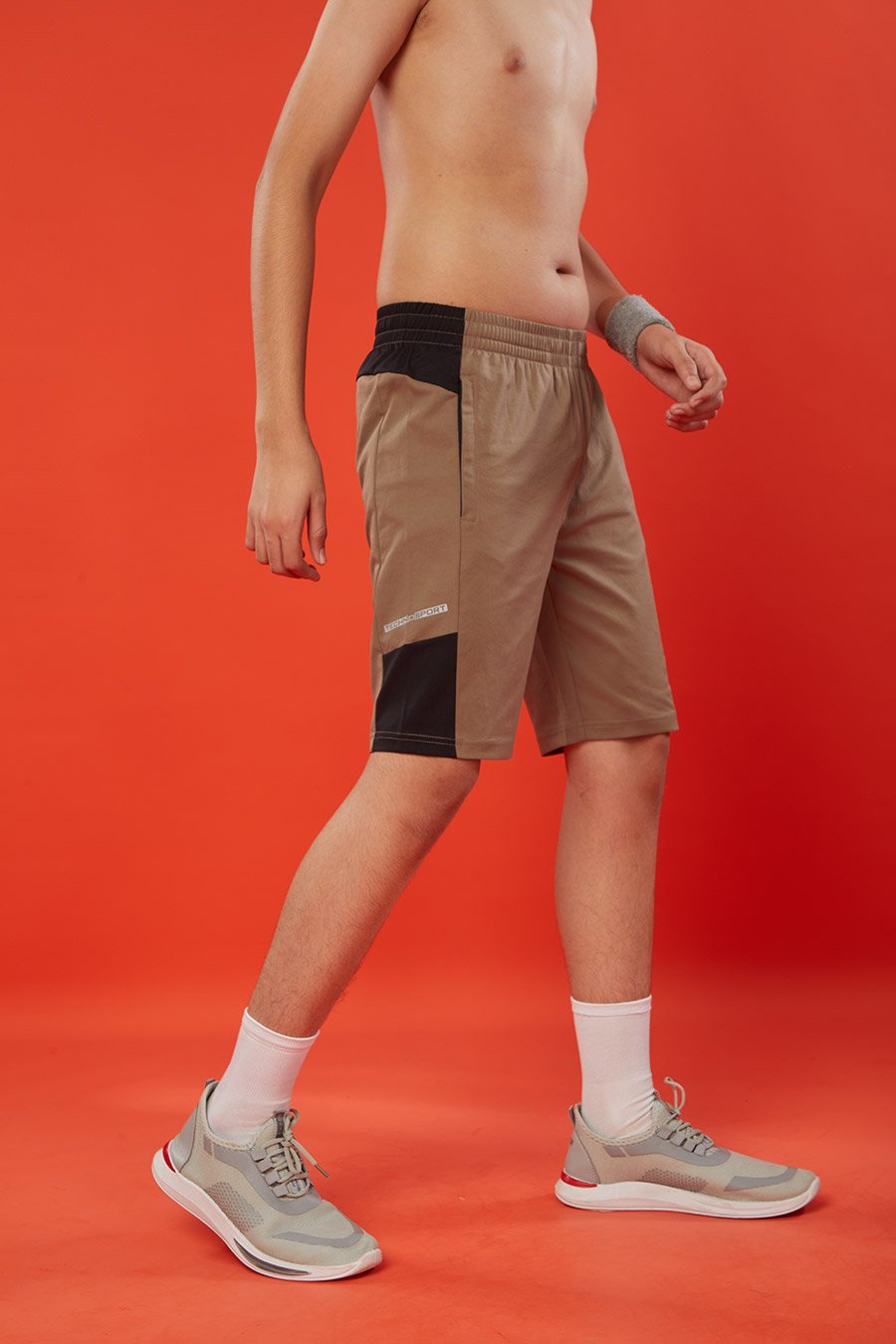 Solid 2-Way Stretch Shorts