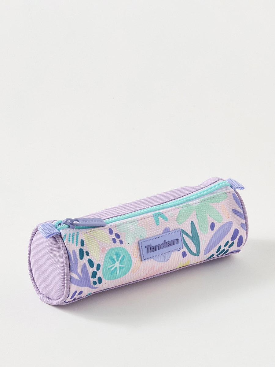 Tandem Aquarelle All-Over Print Pencil Case with Zip Closure