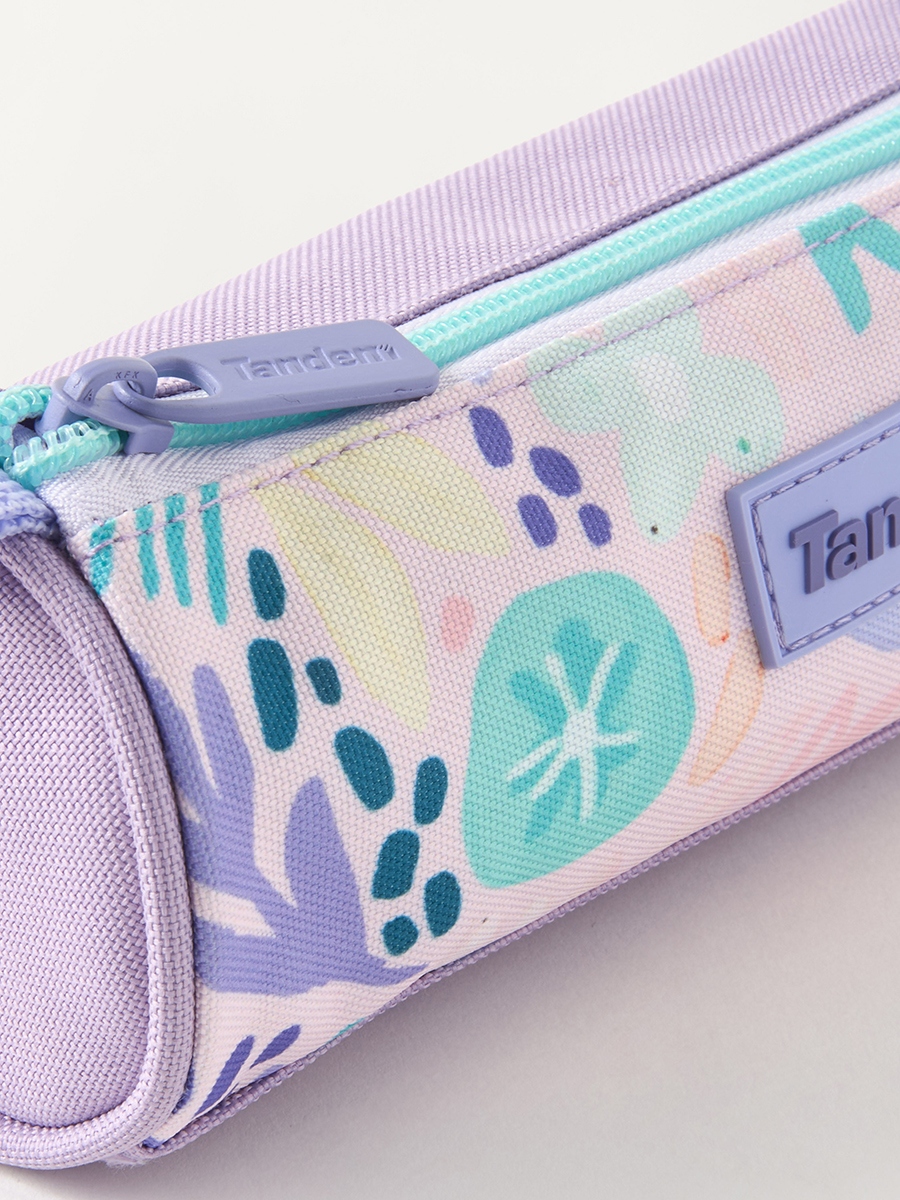 Tandem Aquarelle All-Over Print Pencil Case with Zip Closure