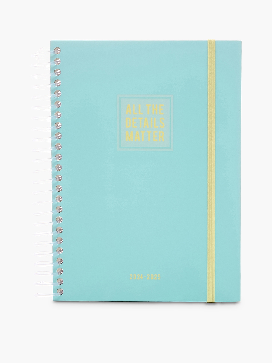 Mayfair Slogan Print Spiral Notebook