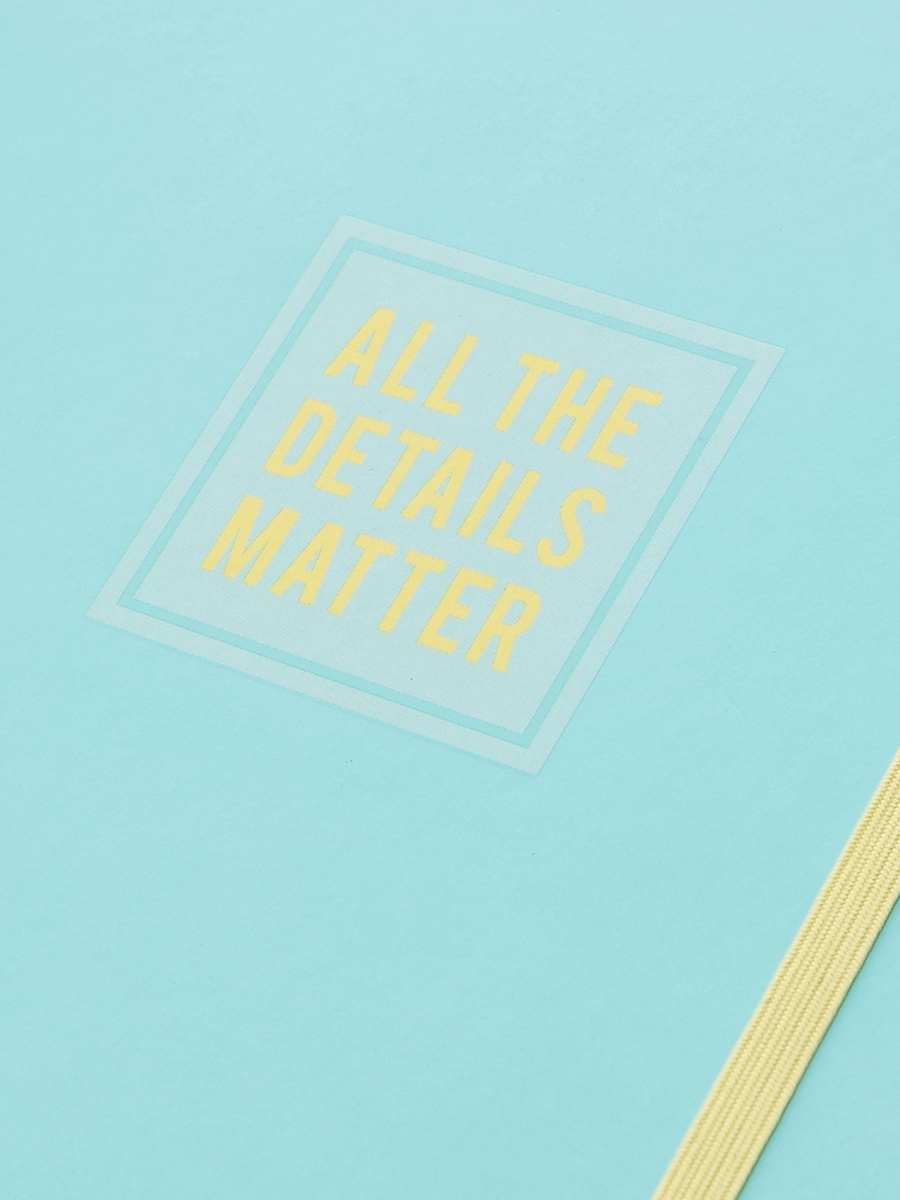 Mayfair Slogan Print Spiral Notebook