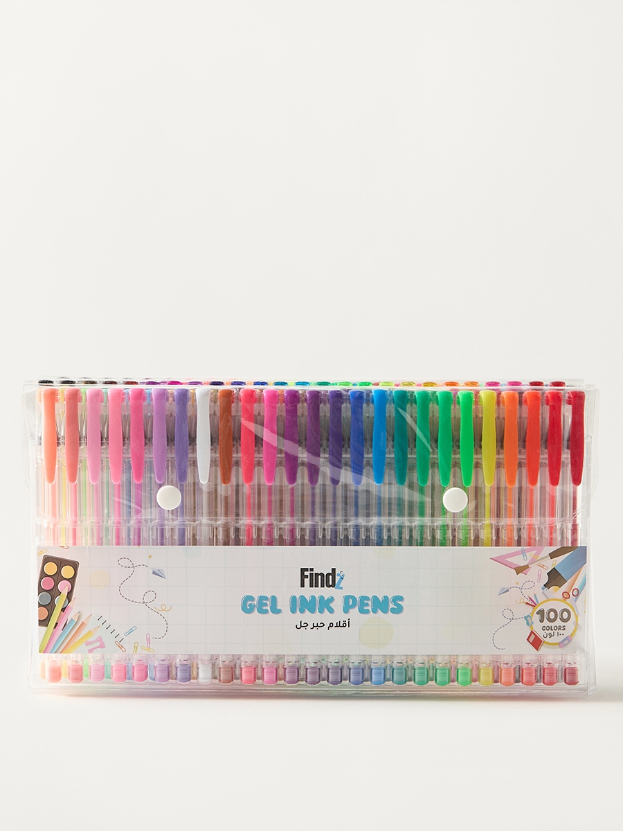 Findz 100-Piece Gel Ink Pen Set