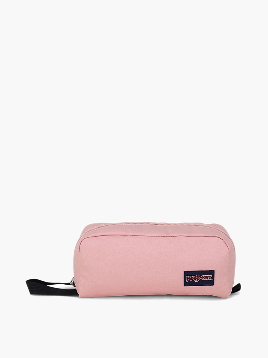 Jansport Logo Applique Pencil Pouch with Zip Closure