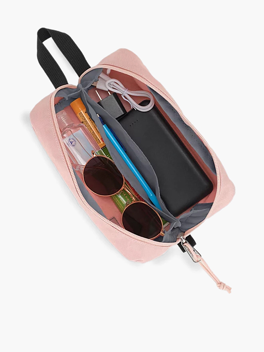 Jansport Logo Applique Pencil Pouch with Zip Closure