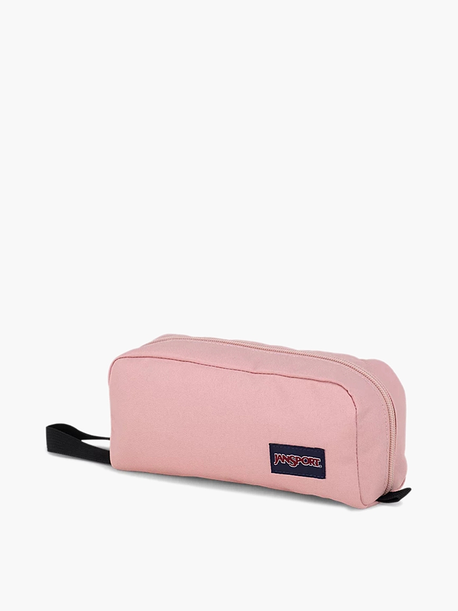Jansport Logo Applique Pencil Pouch with Zip Closure