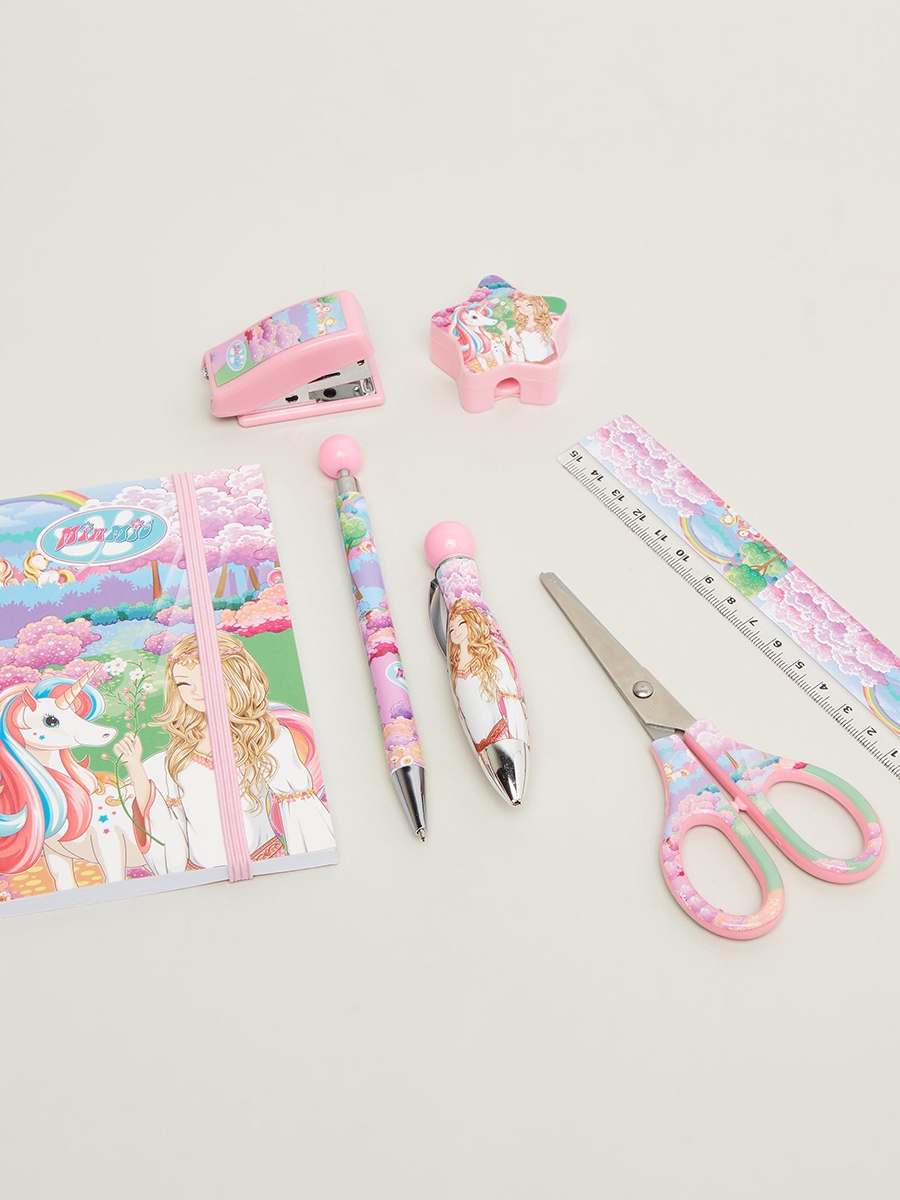 Minmie 7-Piece Printed Stationery Set