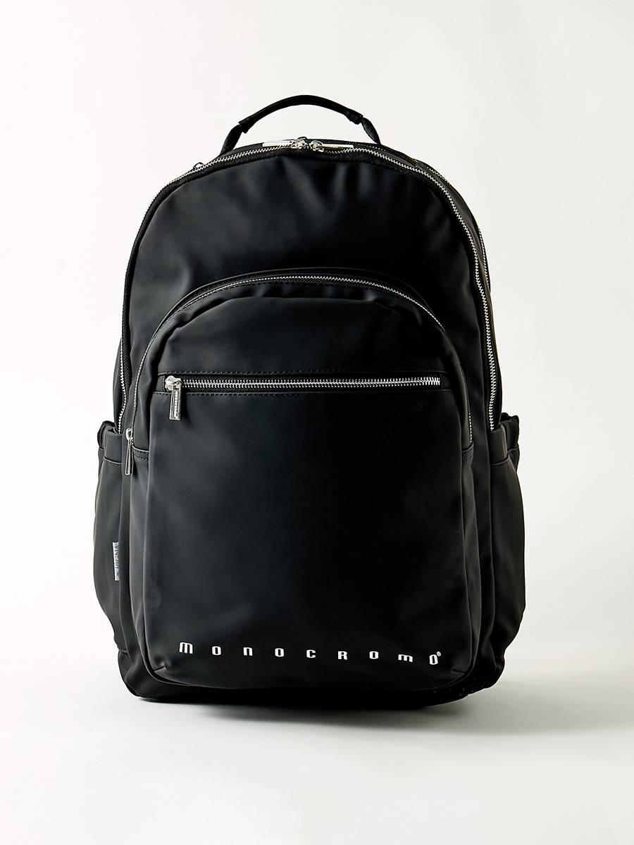 Monocromo Logo Print Backpack With Adjustable Strap
