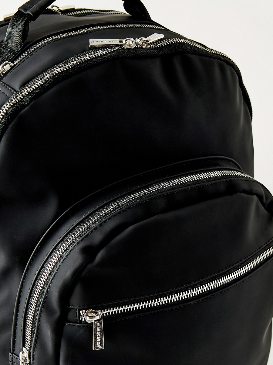 Monocromo Logo Print Backpack With Adjustable Strap