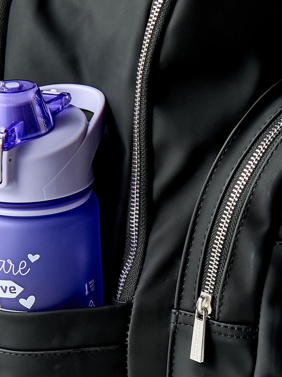 Monocromo Logo Print Backpack With Adjustable Strap