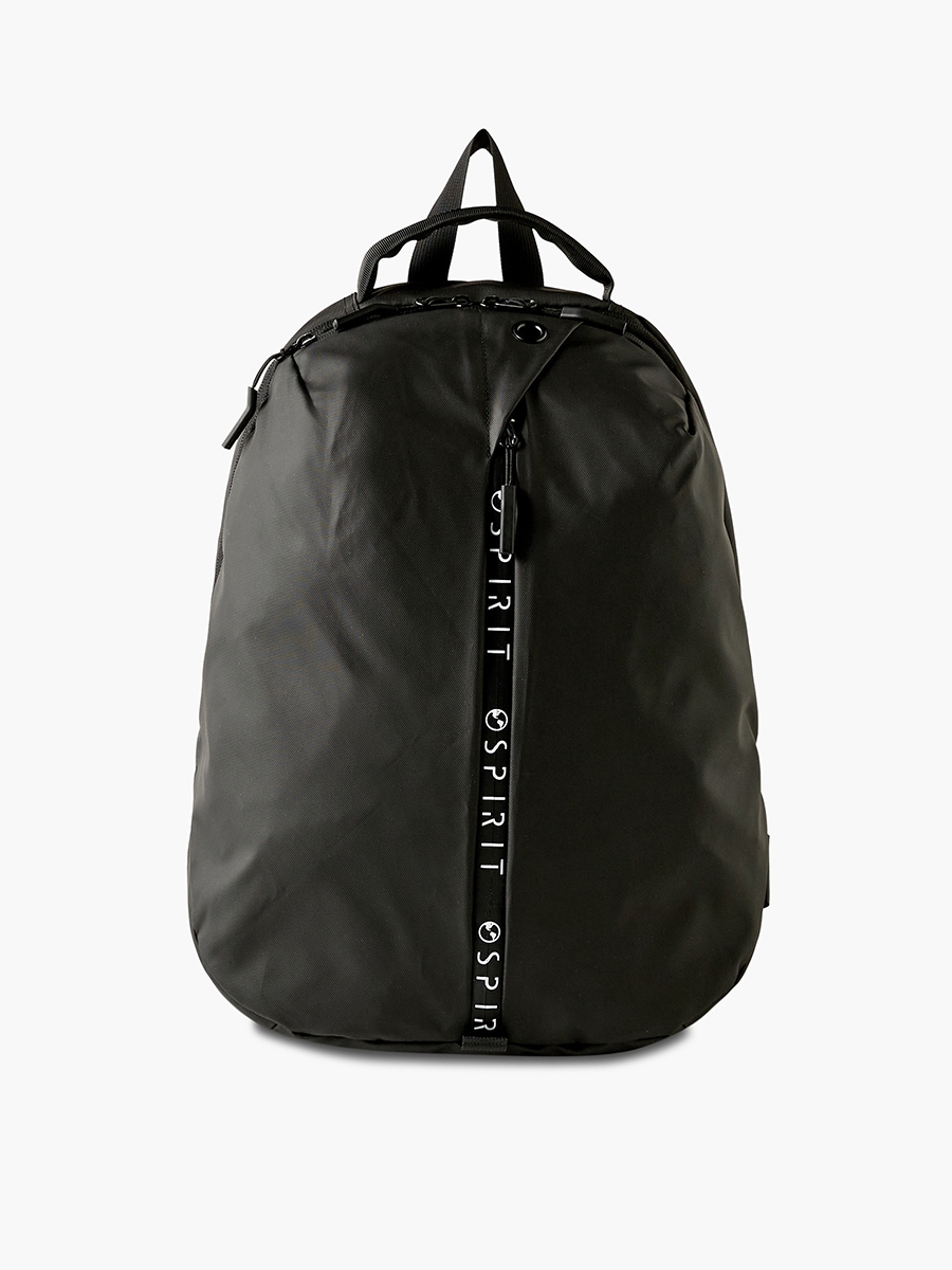 Spirit Logo Print Backpack with Adjustable Strap - 31x20x48 cm