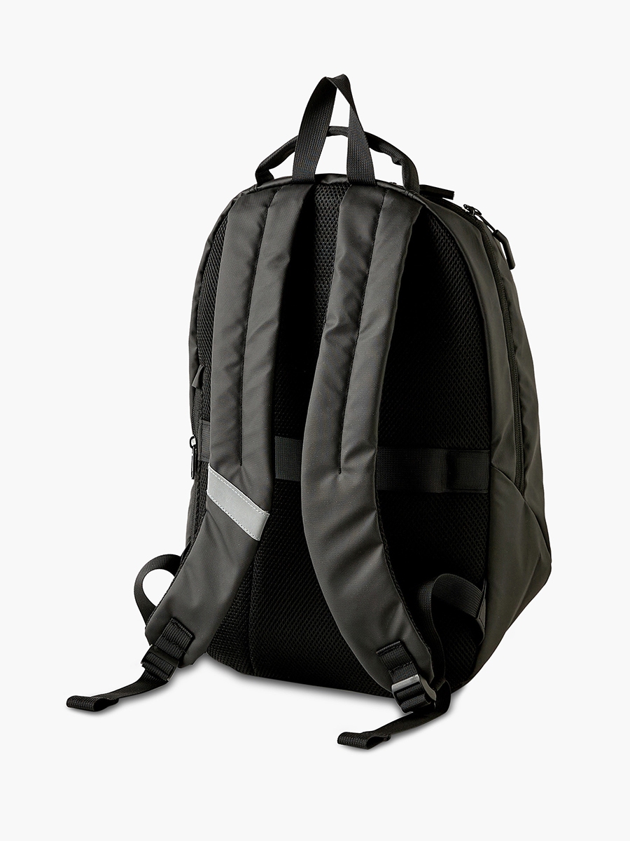 Spirit Logo Print Backpack with Adjustable Strap - 31x20x48 cm