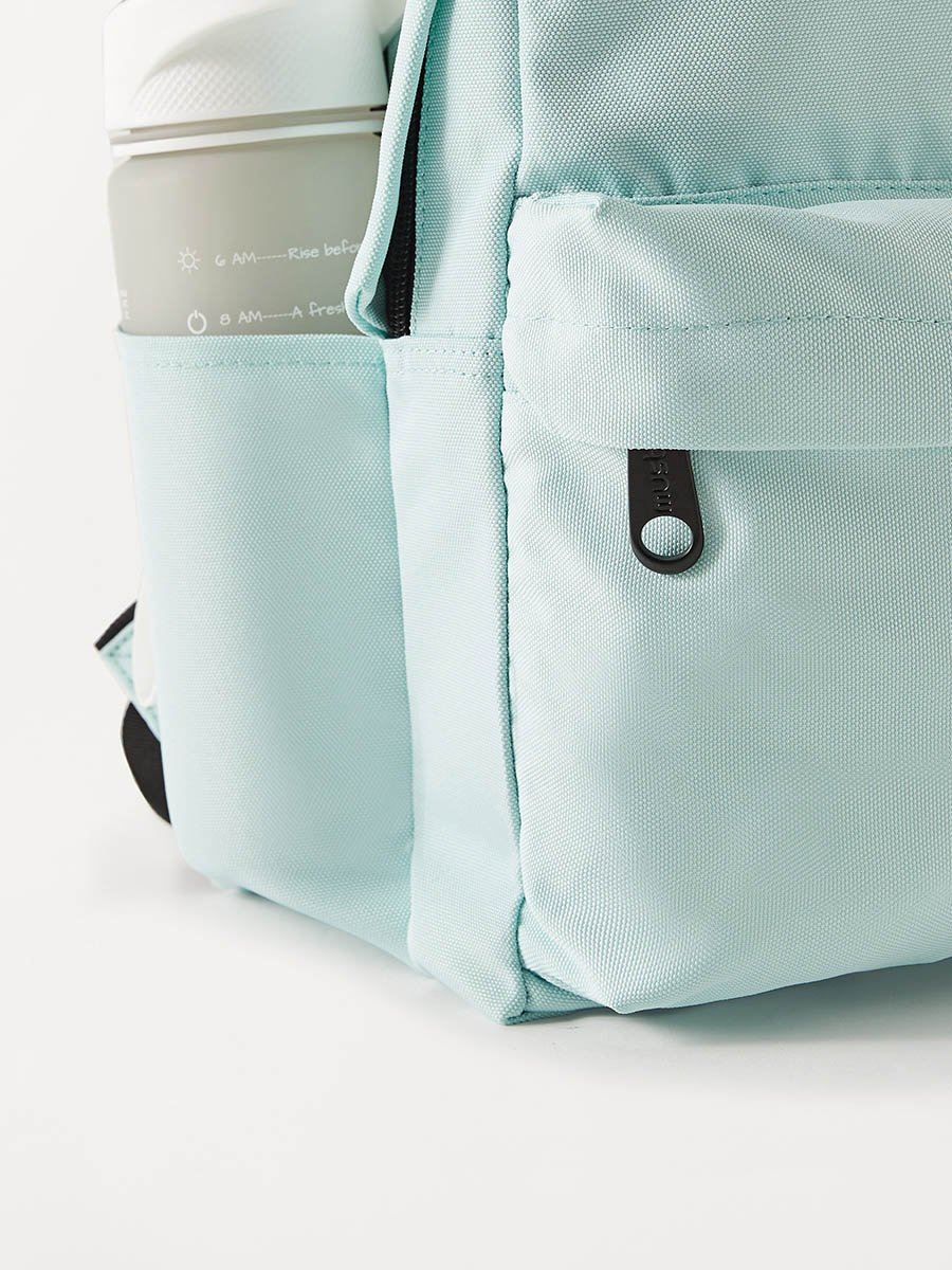 Must Solid 16-inch Backpack with USB Port and Zip Closure - 32x19x42 cm