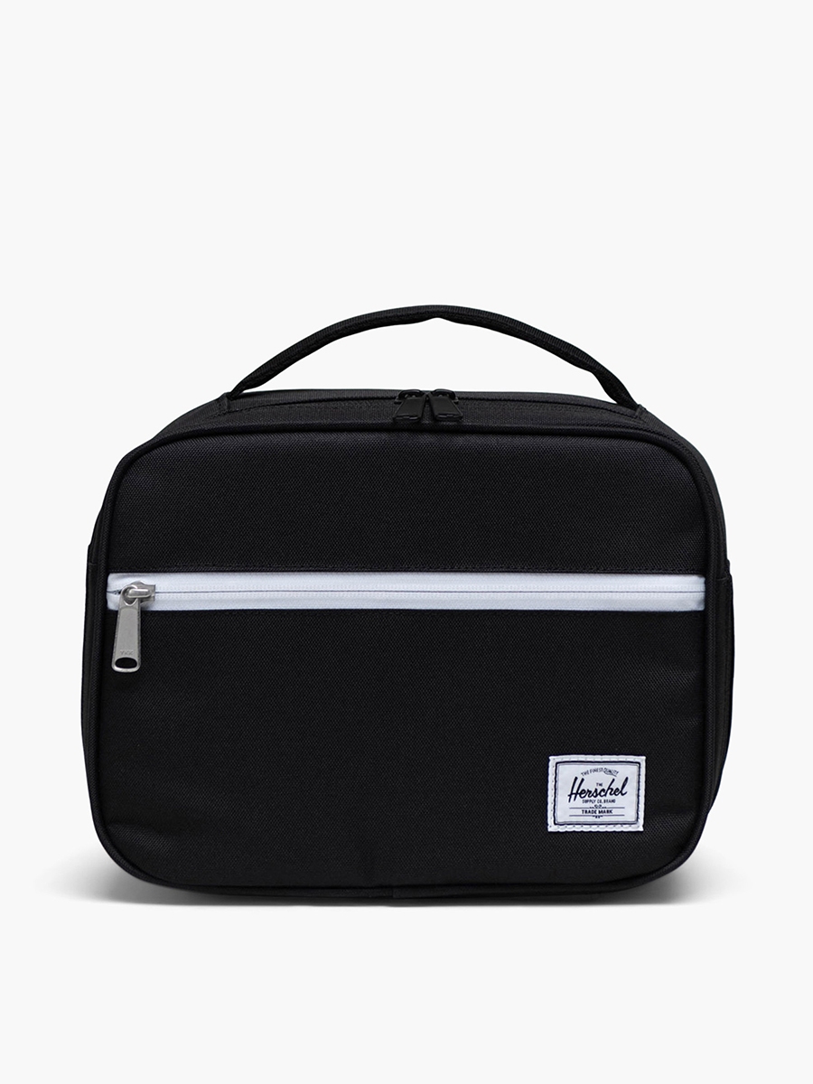 Herschel Supply Co Solid Lunch Bag with Handle and Zip Closure