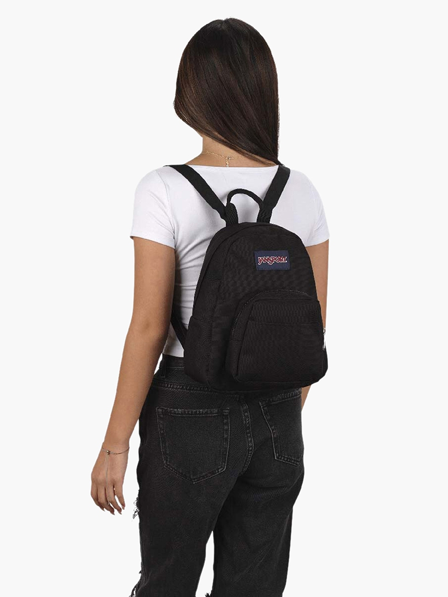 Jansport Solid Backpack with Adjustable Straps and Zip Closure - 60.02x39.7x45.72 cm