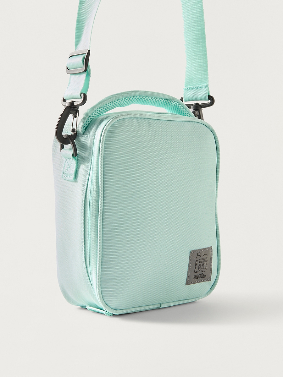 Must Solid Lunch Bag with Adjustable Strap and Zip Closure