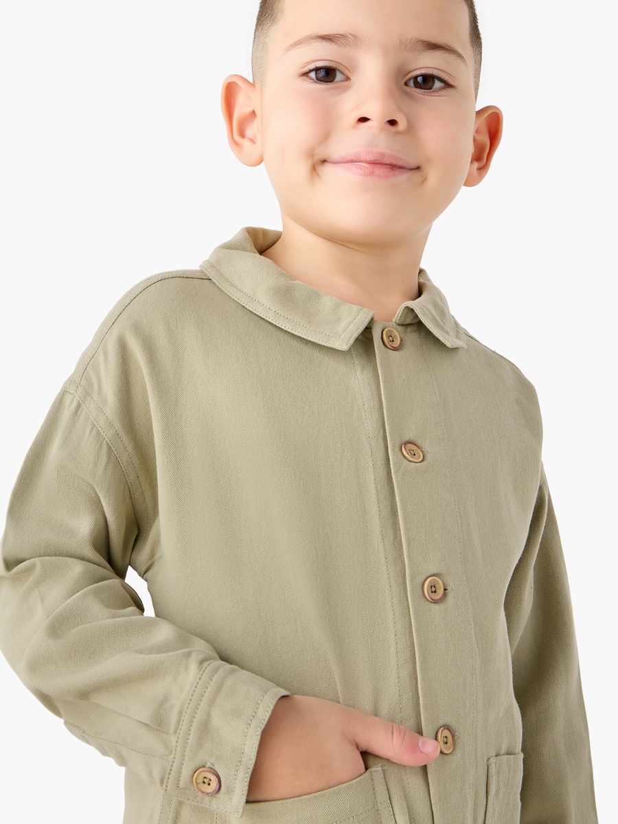 Solid Long Sleeves Shirt and Pants Set