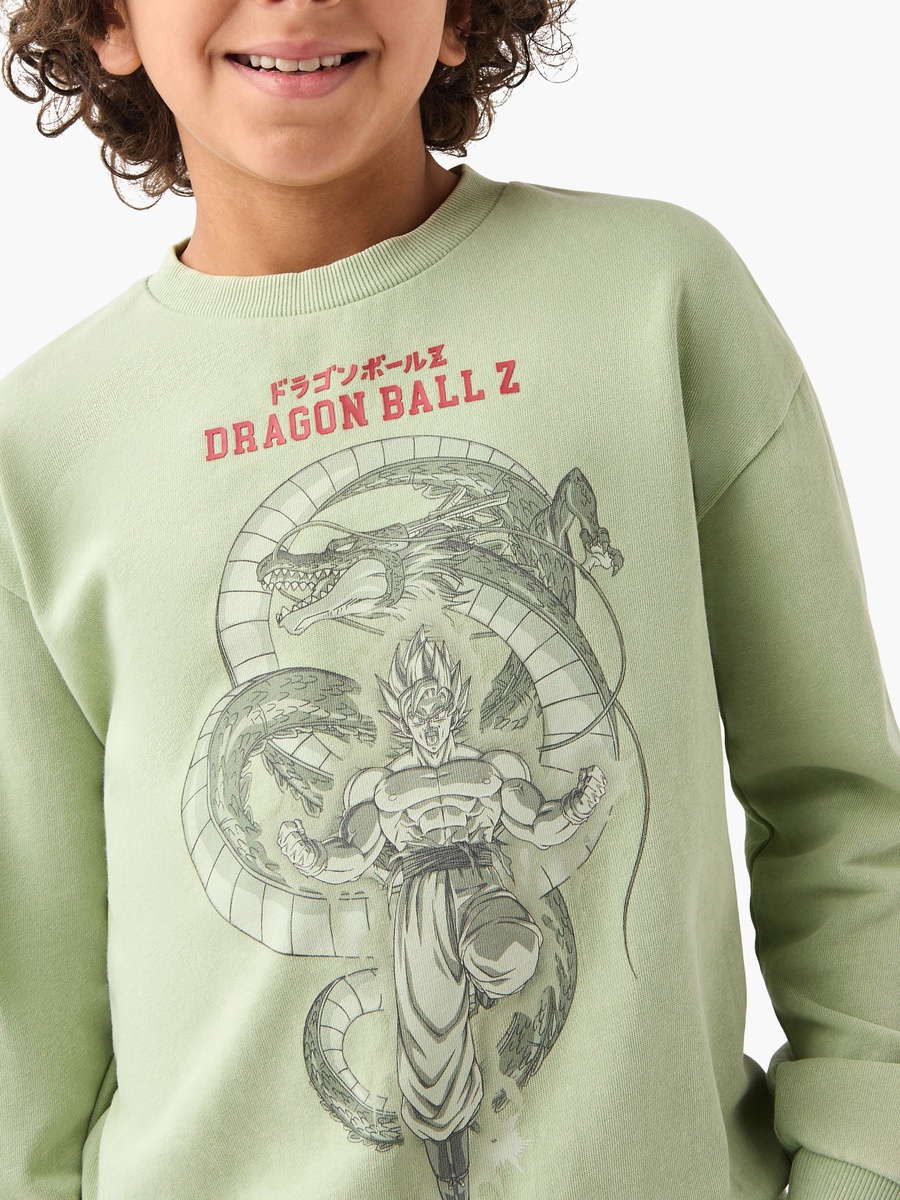 Spacetoon Dragonball Z Print Sweatshirt and Jogger Set