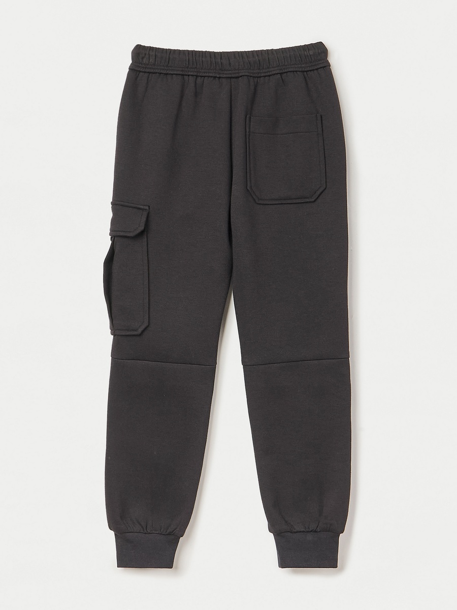 Applique Detail Joggers with Drawstring Closure and Pockets