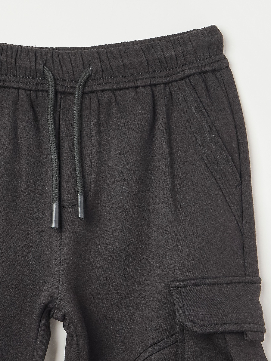 Applique Detail Joggers with Drawstring Closure and Pockets