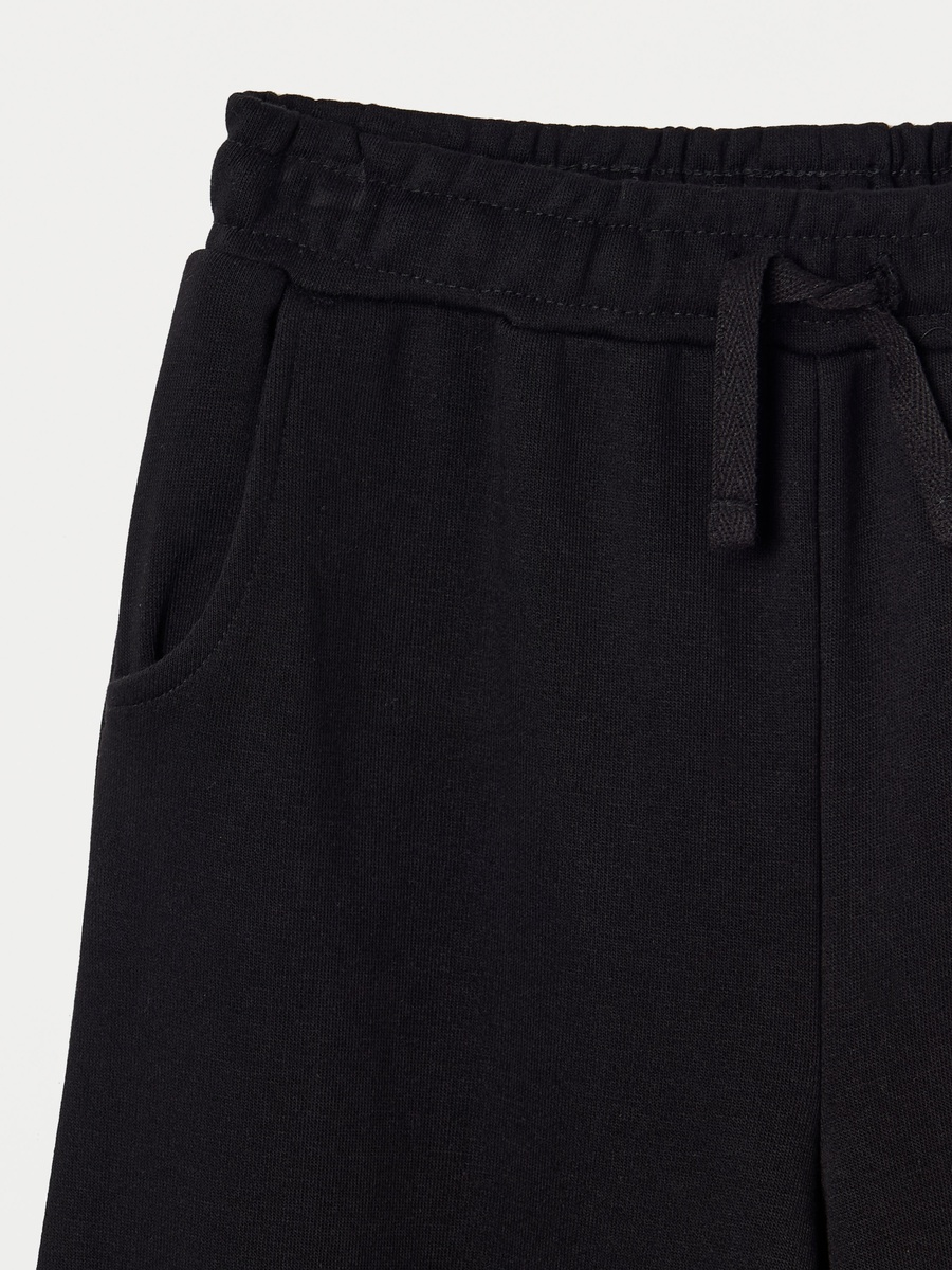 Solid Joggers with Drawstring Closure and Pockets