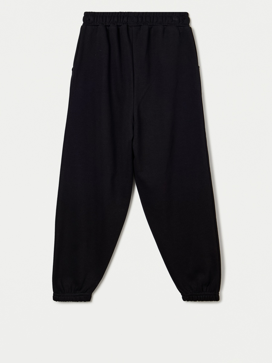 Solid Joggers with Drawstring Closure and Pockets