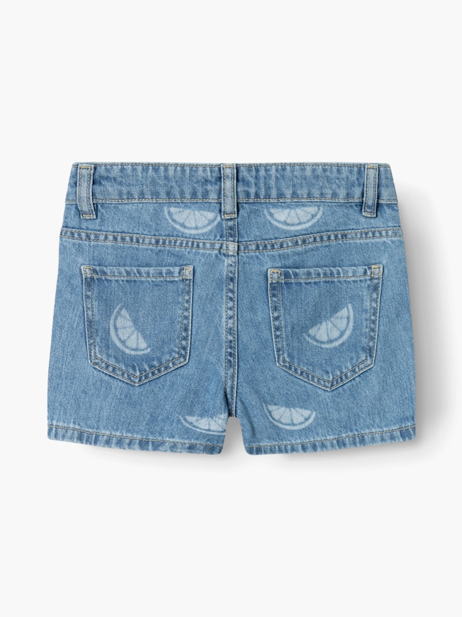 Name It Girls Denim Shorts with Button Closure