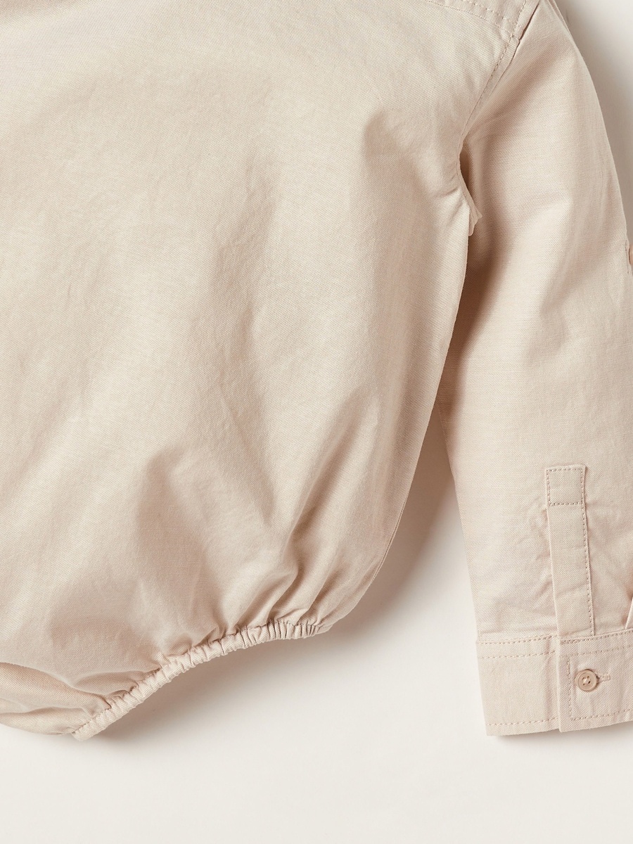 All-Over Seashell Print Short Sleeve Shirt with Button Closure