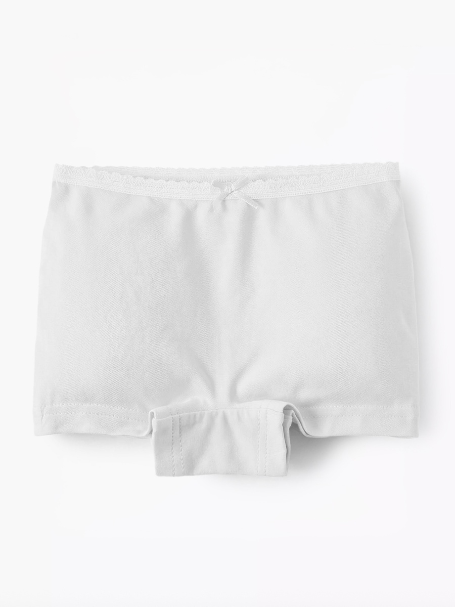 Solid Briefs with Elasticated Waistband - Set of 5