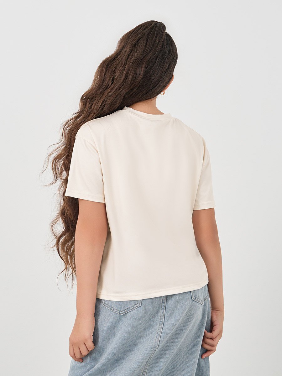 Graphic Print Round Neck T-Shirt