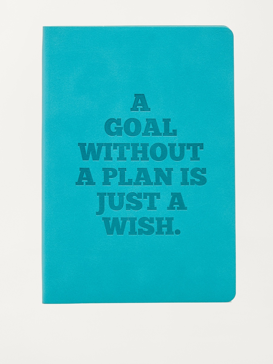 Slogan Embossed 80-Sheet A5 Journal