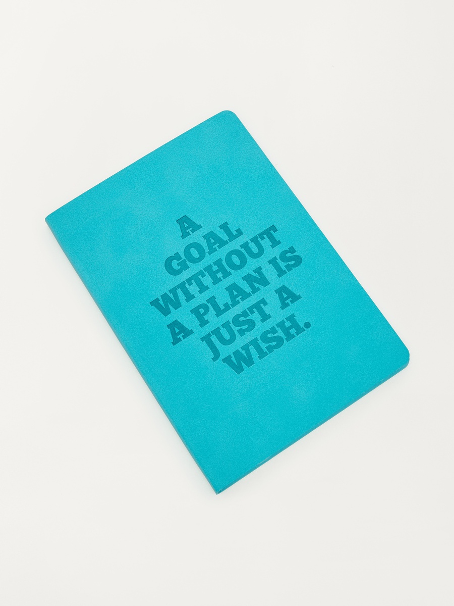 Slogan Embossed 80-Sheet A5 Journal