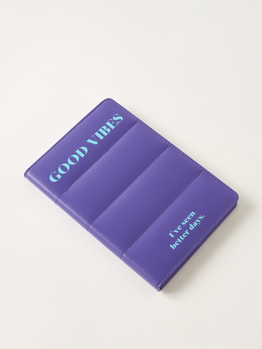 Slogan Print A5 Journal