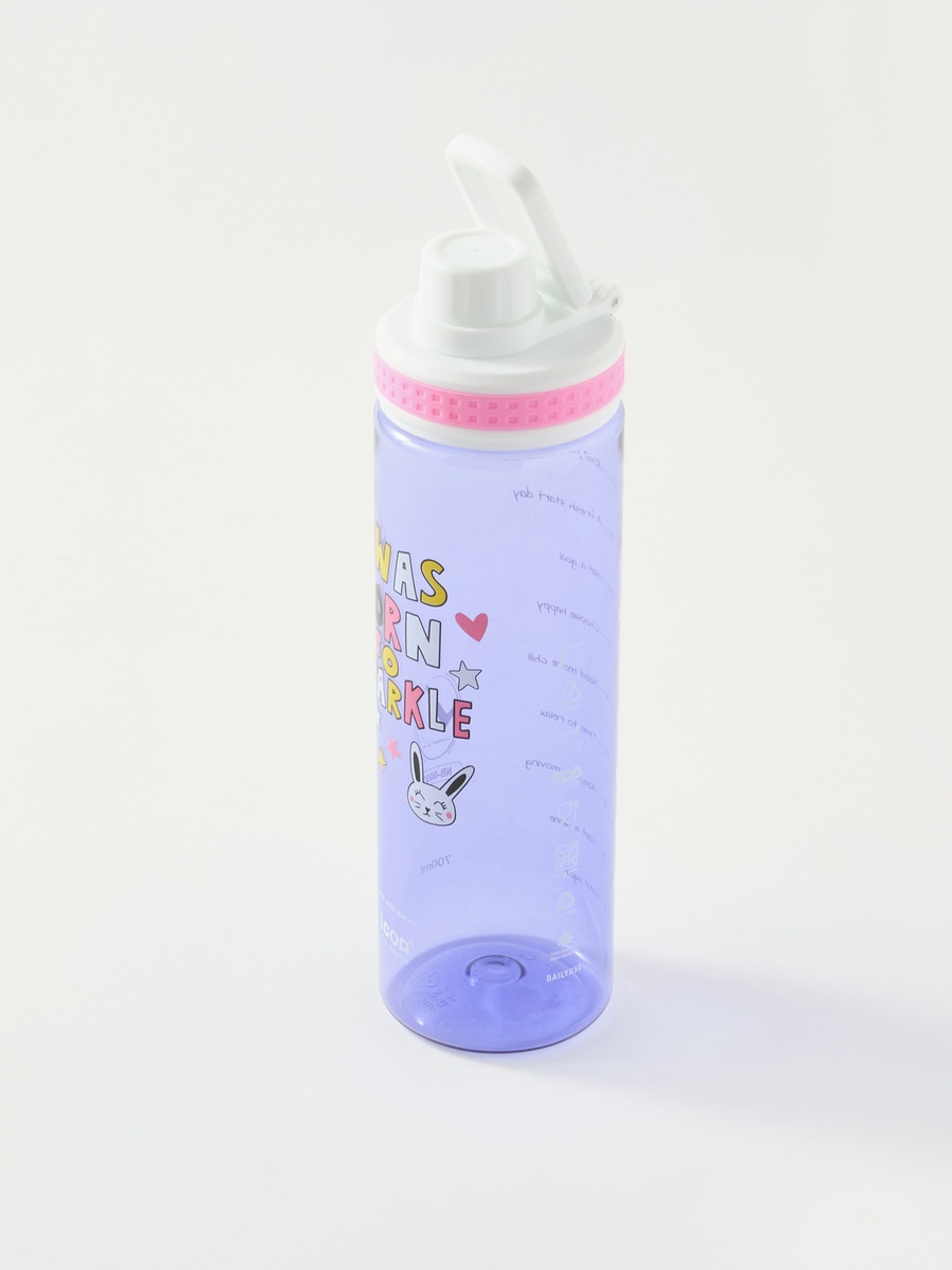 Typographic Print Water Bottle - 700 ml