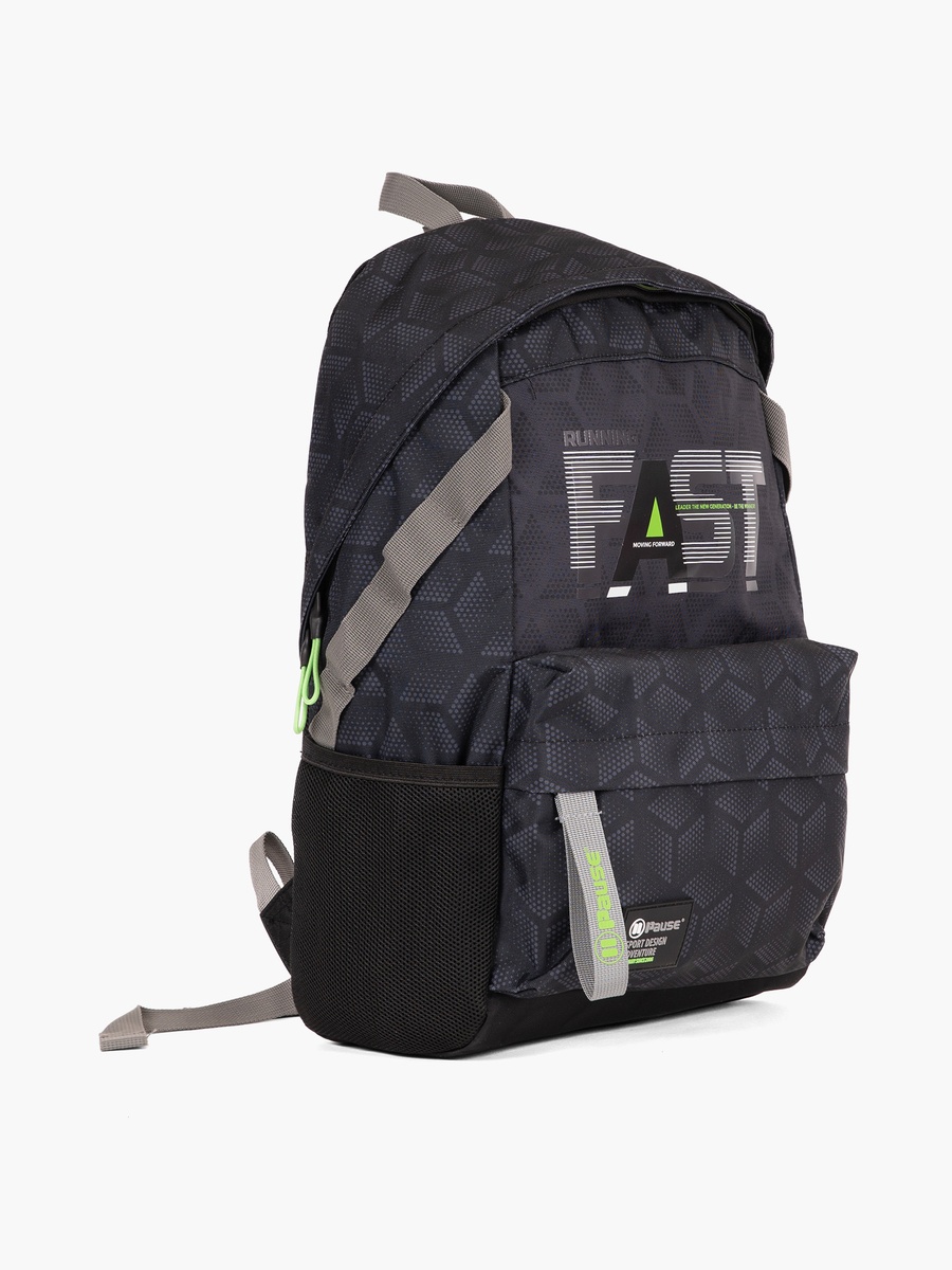 Printed 18-Inch Backpack with Adjustable Shoulder Straps - 27X13X44 cm