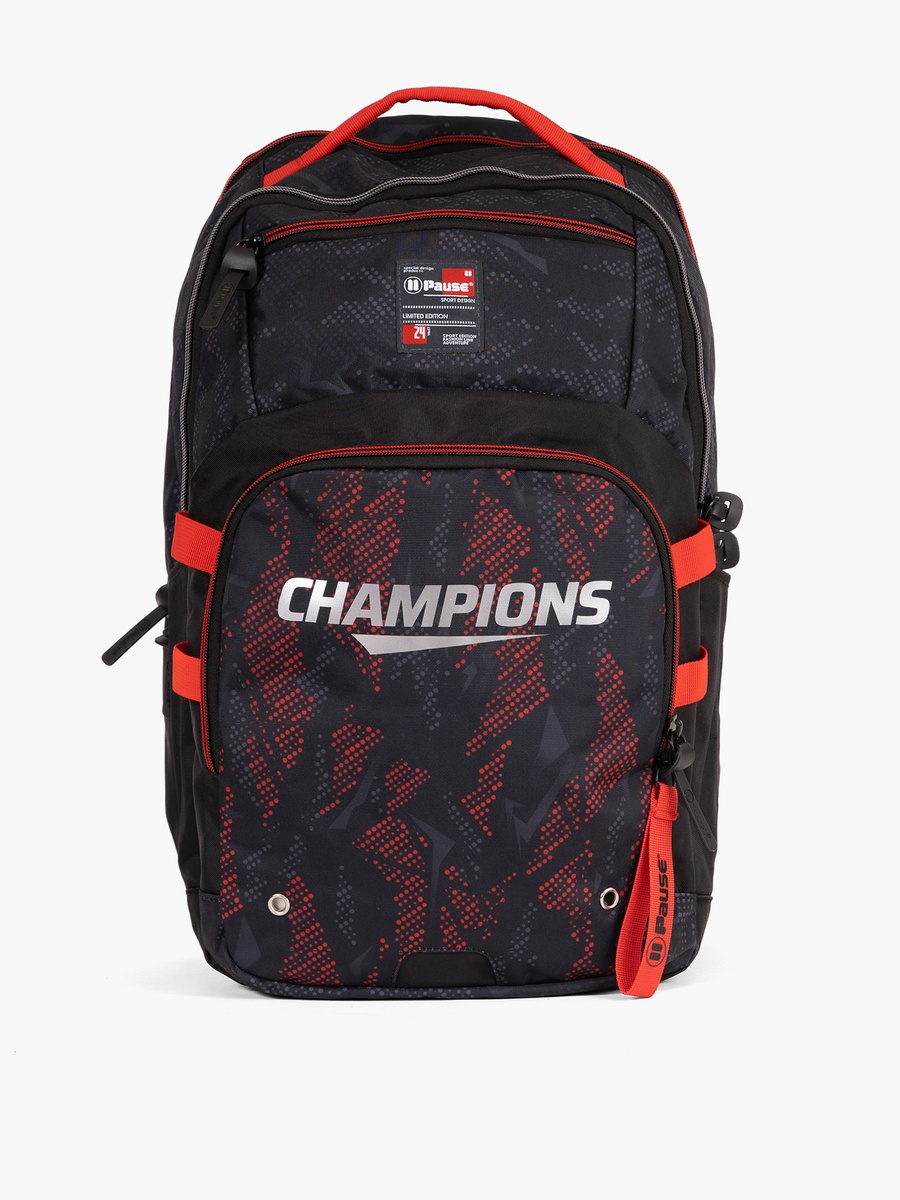 Printed 19-Inch Backpack with Adjustable Shoulder Straps - 28X13X48 cm