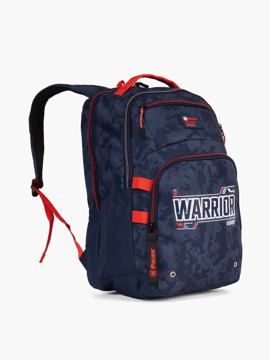 Printed 19-Inch Backpack with Adjustable Shoulder Straps - 28X13X48 cm