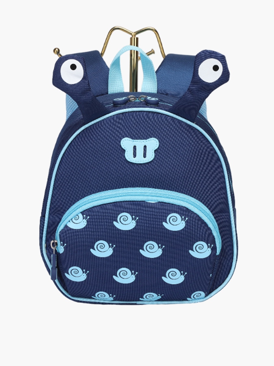 Snail Print 10-Inch Backpack with Adjustable Shoulder Straps - 12X8X26 cm