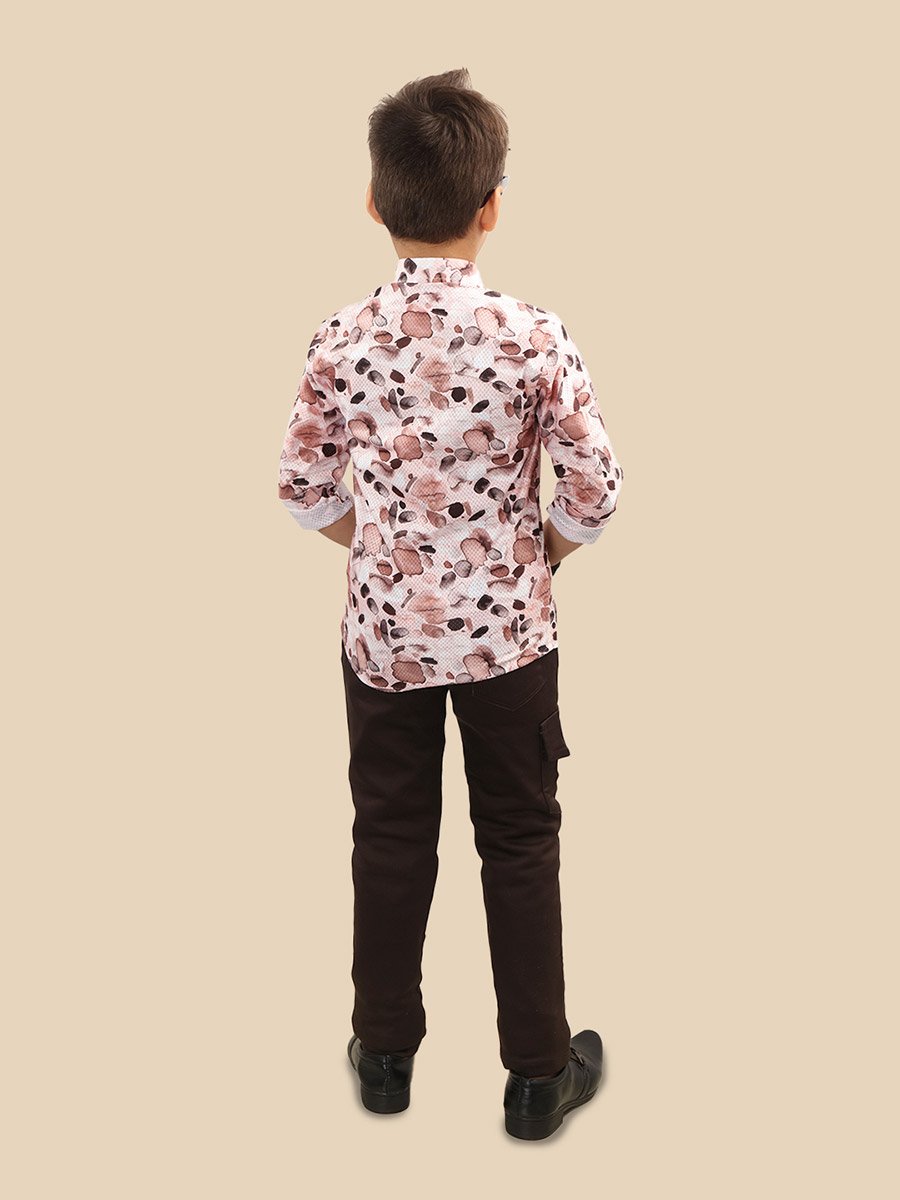Printed Buttoned Shirt and Pant Set